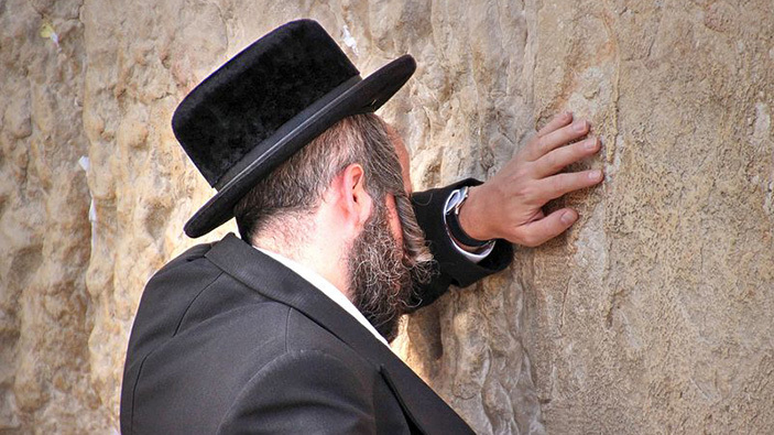 Hasidic prayer cortado