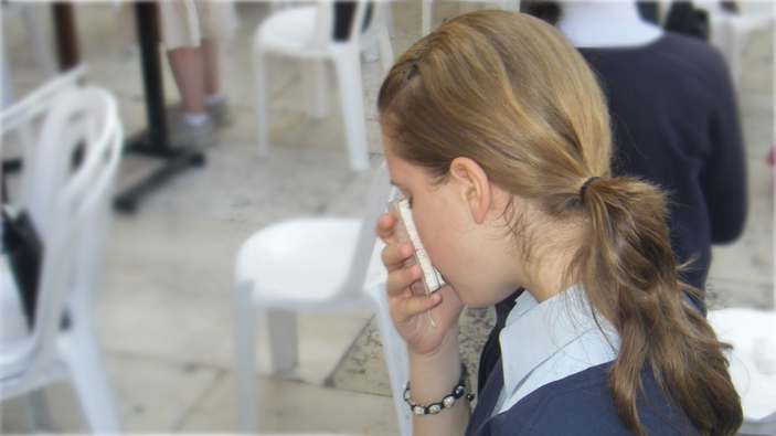 Woman praying