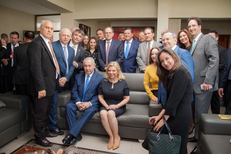 Netanyahu y representantes de la Comunidad Judía